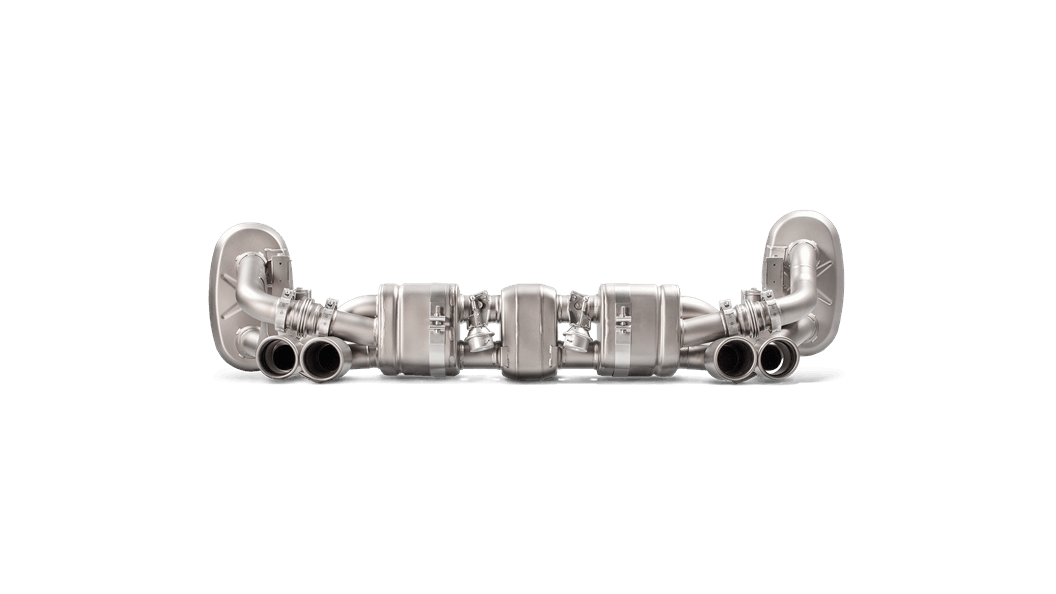Akrapovic - Akrapovic 12 - 15 Porsche 911 titanium exhaust W/ titanium tips