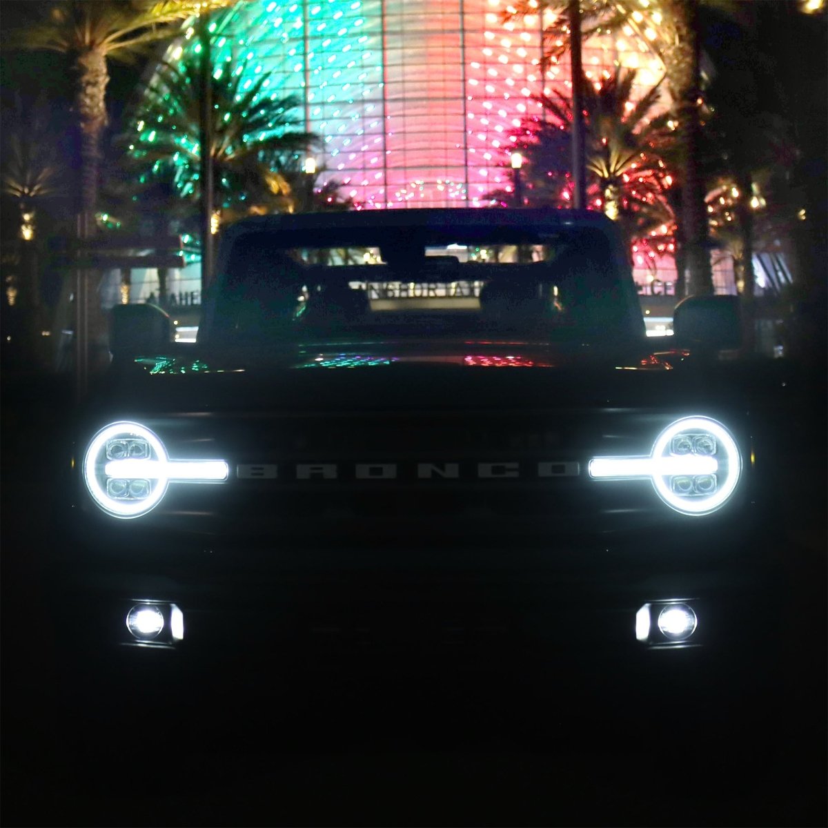 AlphaRex - AlphaRex 21 - 24 Ford Bronco NOVA LED Proj Headlights Alpha - Black w/Activ Light/Seq Signal/DRL - Panda Motorworks