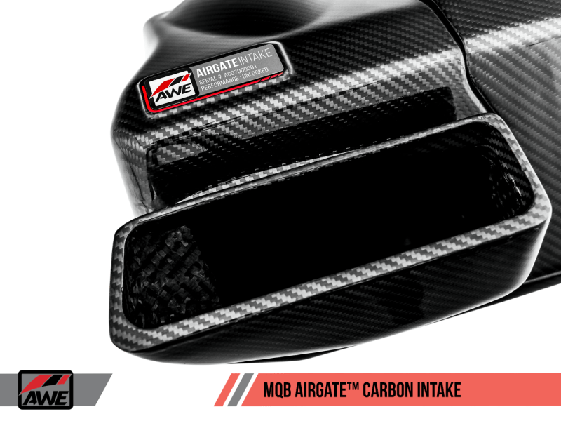 AWE Tuning - AWE Tuning Audi / Volkswagen MQB 1.8T/2.0T/Golf R Carbon Fiber AirGate Intake w/ Lid - Panda Motorworks