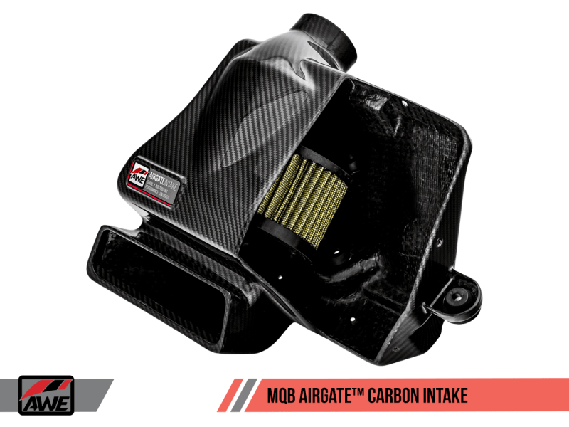 AWE Tuning - AWE Tuning Audi / Volkswagen MQB 1.8T/2.0T/Golf R Carbon Fiber AirGate Intake w/ Lid - Panda Motorworks