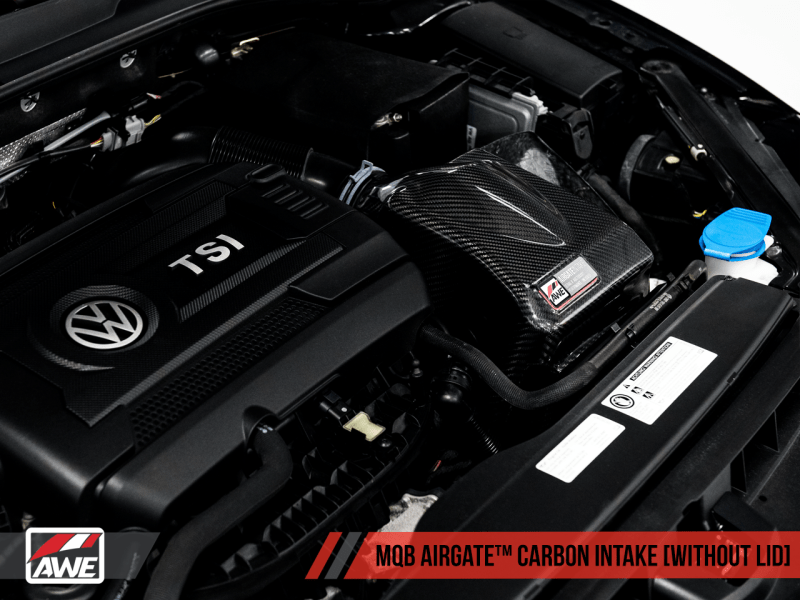 AWE Tuning - AWE Tuning Audi / Volkswagen MQB 1.8T/2.0T/Golf R Carbon Fiber AirGate Intake w/ Lid - Panda Motorworks
