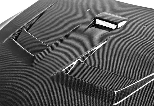 Seibon 08-12 Mitsubishi Lancer Evo X DV-Style Carbon Fiber Hood - Panda Motorworks - 4