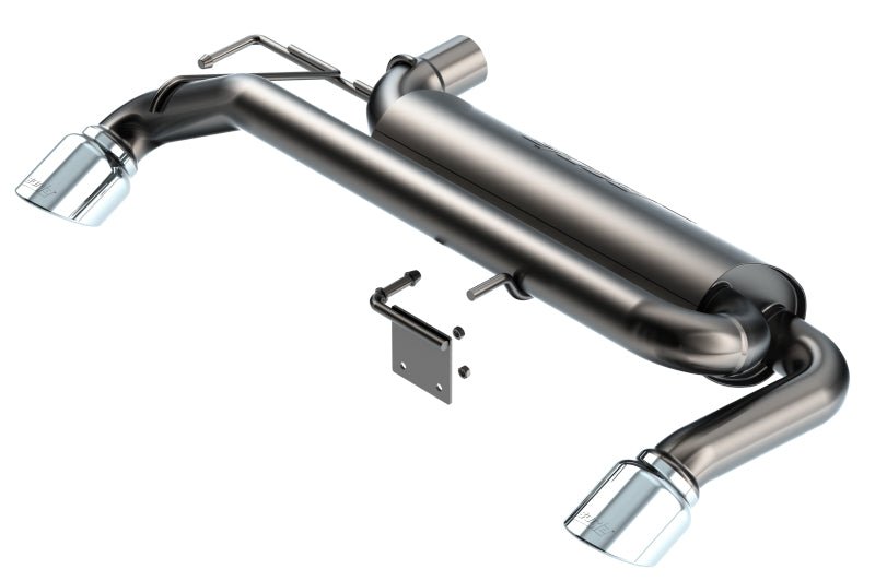 Borla - Borla 21 - 22 Ford Bronco 2.3L 4WD Touring Axle Back Exhaust w/ Bright Chrome Tips - Panda Motorworks