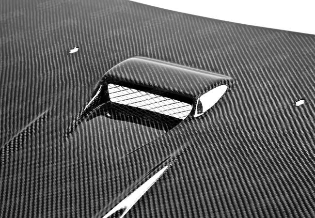 Seibon 08-12 Mitsubishi Lancer Evo X DV-Style Carbon Fiber Hood - Panda Motorworks - 5
