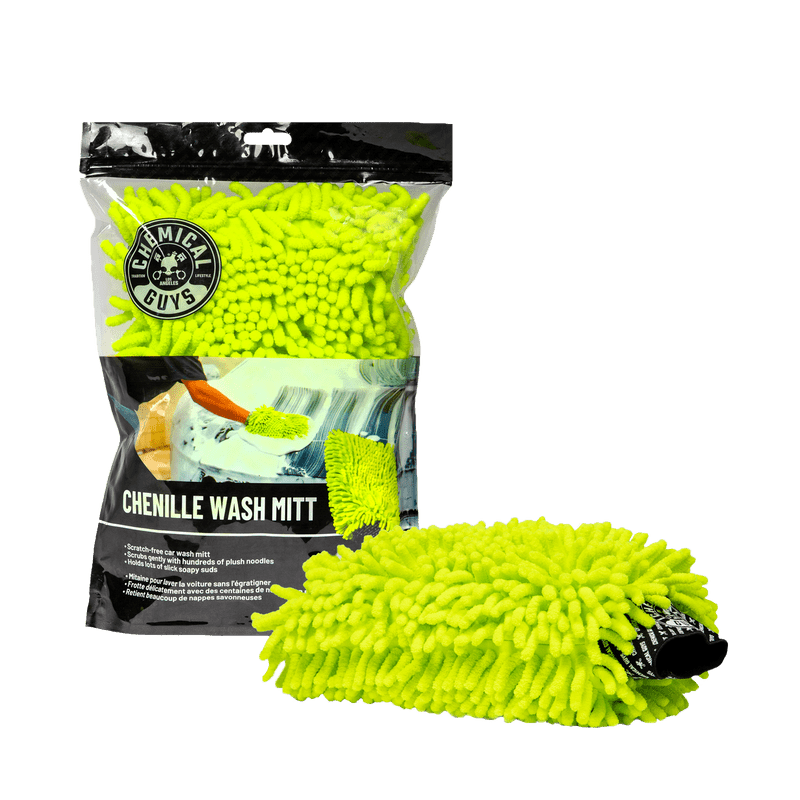 Chemical Guys - Chemical Guys Chenille Premium Scratch - Free Microfiber Wash Mitt - Panda Motorworks