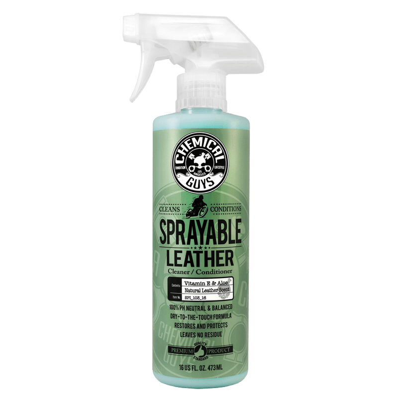 Chemical Guys - Chemical Guys Sprayable Leather Cleaner & Conditioner In One - 16oz - Panda Motorworks