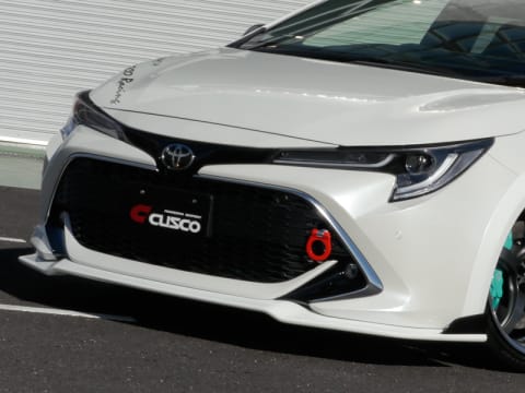Cusco - Cusco 19+ Toyota Corolla Hatchback Front Lip Spoiler (Primer/Unpainted) - Panda Motorworks