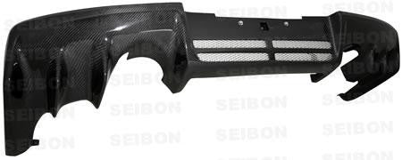 Seibon 08-09 Mitsubishi Evo X OEM-style Carbon Fiber Rear Diffuser - Panda Motorworks - 1