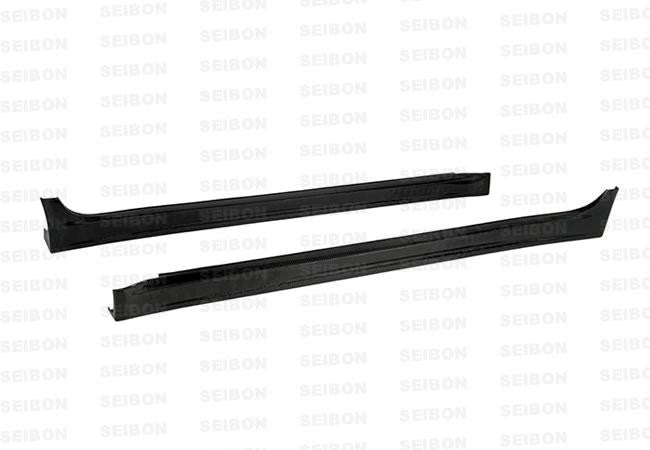 Seibon 08-10 Mitsubishi Evo X VR-style Carbon Fiber Side Skirts - Panda Motorworks - 4