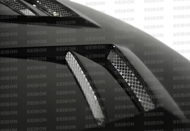Seibon 08-09 Mitsubishi Lancer (CYA4/5A) DV Style Carbon Fiber Hood - Panda Motorworks - 3