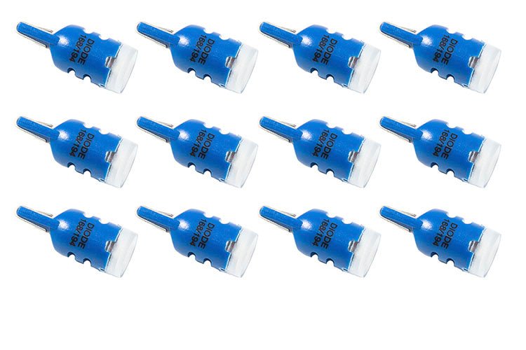 Diode Dynamics - 194 LED Bulb HP3 LED Blue Set of 12 Diode Dynamics