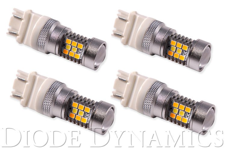 Diode Dynamics - 3157 LED Bulb HP24 Dual - Color LED Cool White Set of 4 Diode Dynamics