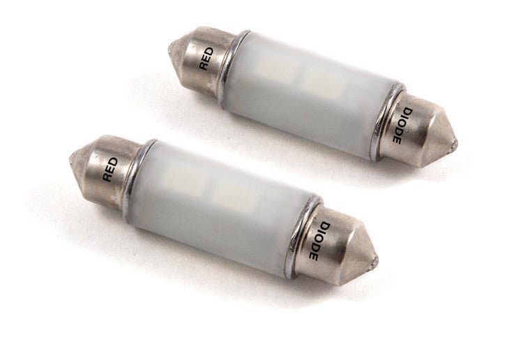 Diode Dynamics - 39mm HP6 LED Bulb LED Red Pair Diode Dynamics
