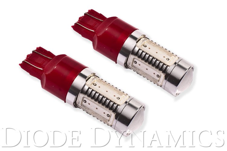 Diode Dynamics - 7443 LED Bulb HP11 LED Red Pair Diode Dynamics