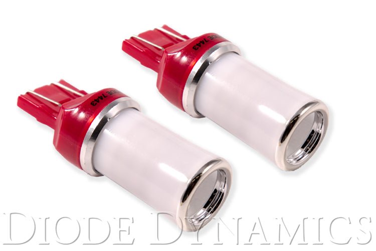 Diode Dynamics - 7443 LED Bulb HP48 LED Red Pair Diode Dynamics