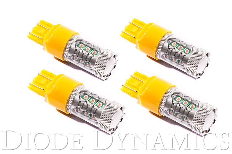 Diode Dynamics - 7443 LED Bulb XP80 LED Amber Set of 4 Diode Dynamics