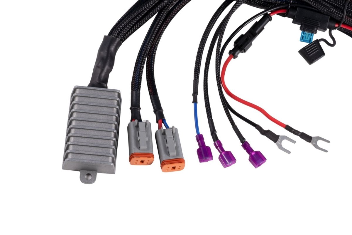 Diode Dynamics - Diode Dynamics Add - on DT 4 - Pin Foglight Wiring Harness - Panda Motorworks