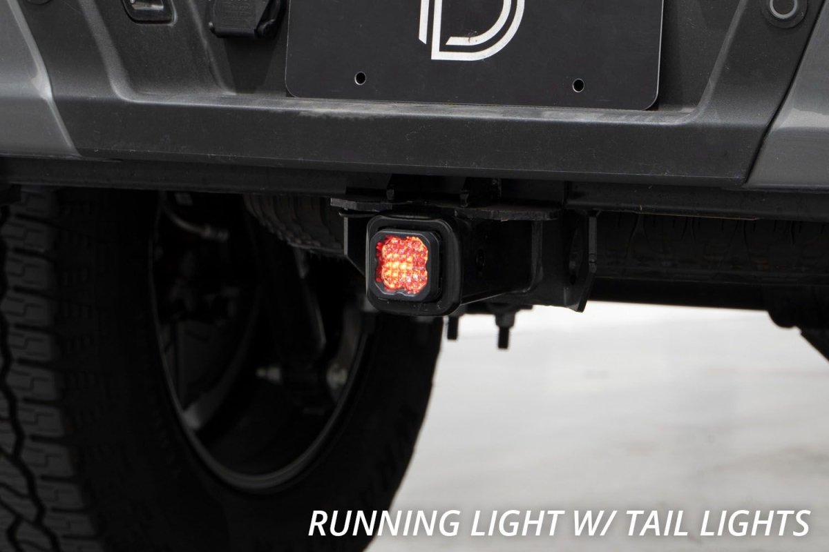 Diode Dynamics - Diode Dynamics Hitch Mount LED Pod Reverse Kit - Panda Motorworks