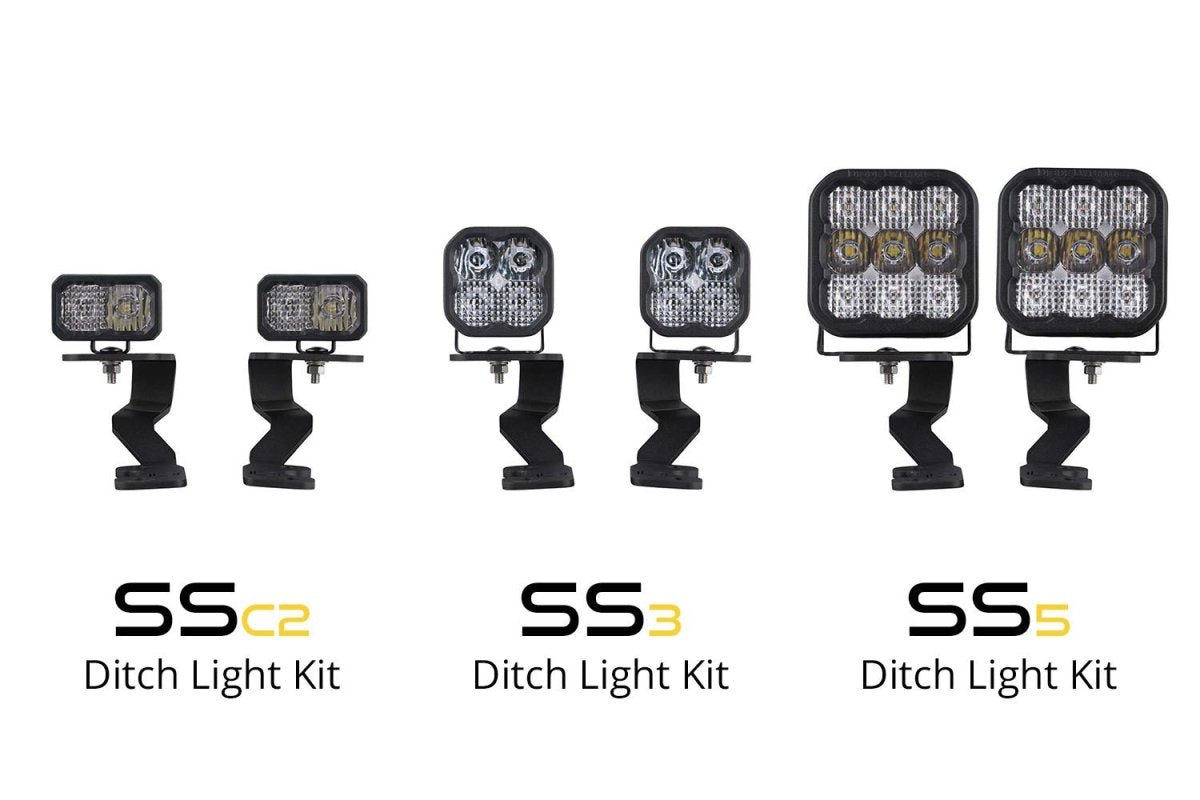 Diode Dynamics - Diode Dynamics Stage Series Backlit Ditch Light Kit for 2022 Toyota Tundra - Panda Motorworks