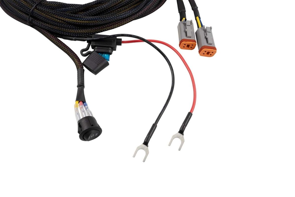 Diode Dynamics - Light Duty Dual Output 4 - pin Wiring Harness - Panda Motorworks