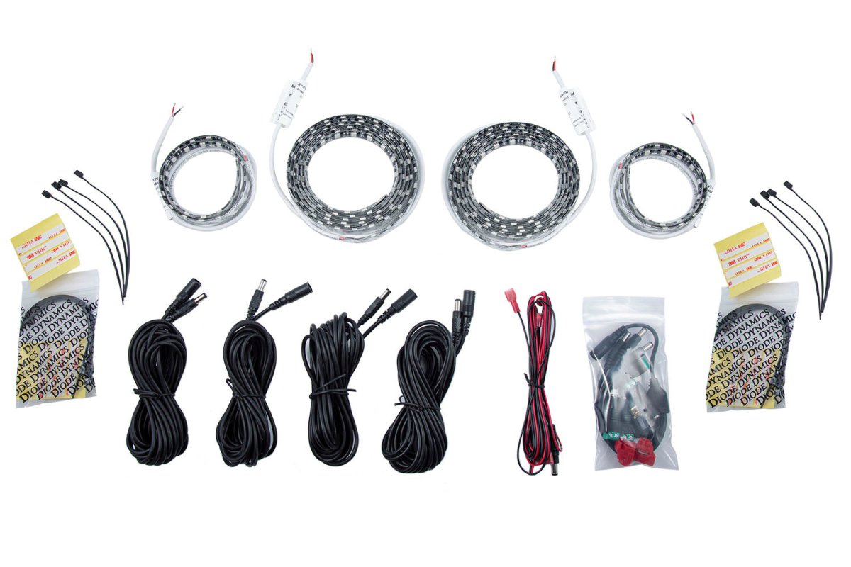 Diode Dynamics - Red Underglow LED Kit Single Color Diode Dynamics
