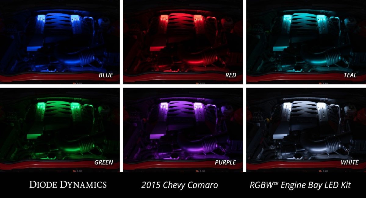 Diode Dynamics - RGBW Multicolor Engine Bay LED Kit