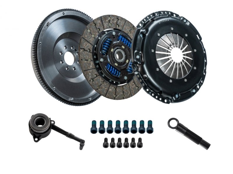 DKM Clutch - DKM Clutch 2.0 VW/Audi A3 TSI 8 Bolt Motor OE Style MA Clutch Kit w/Flywheel (258 ft/lbs Torque)