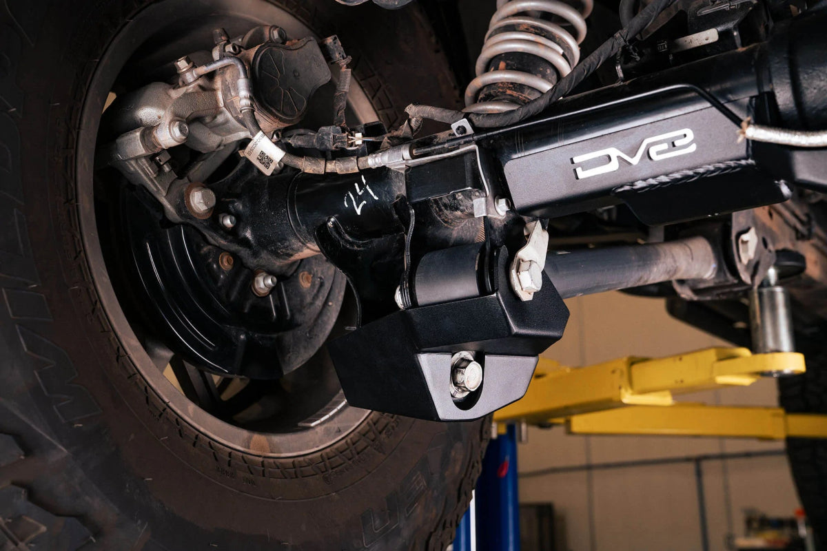 DV8 - DV8 Offroad 2021 - 2022 Ford Bronco Rear Shock Guard Skid Plates - Panda Motorworks