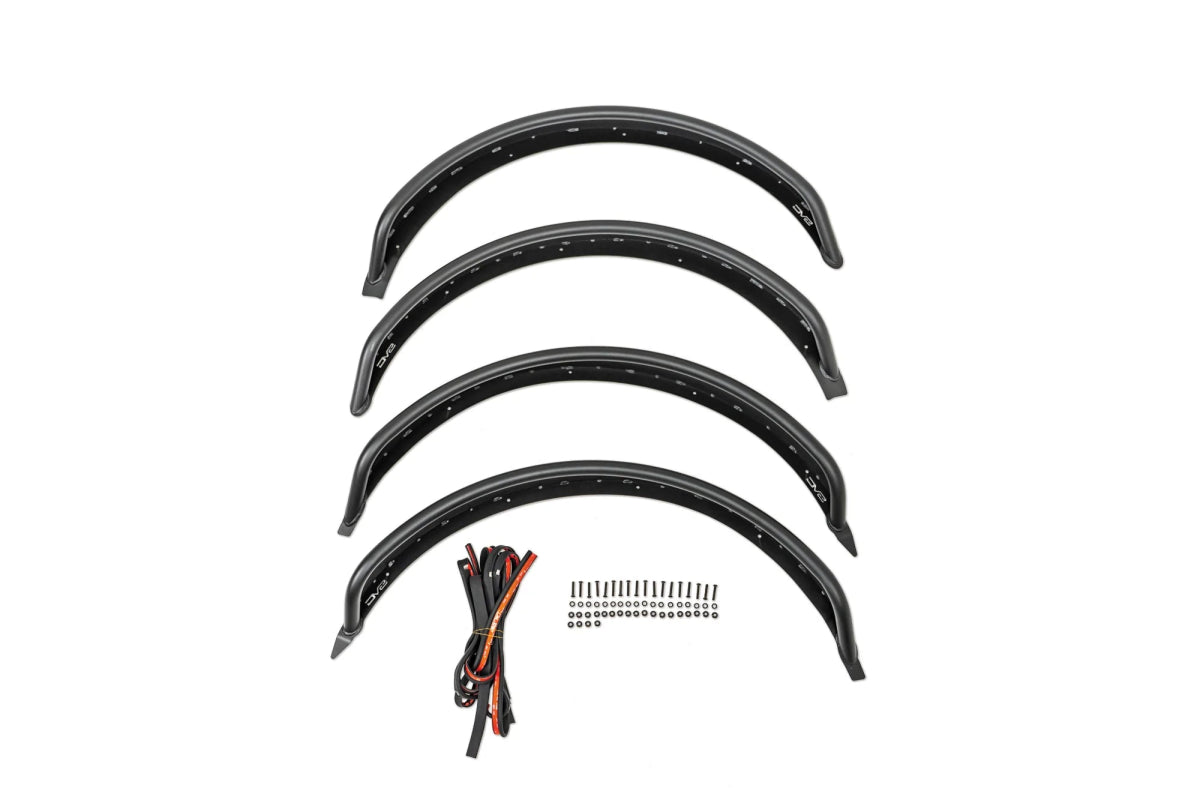 DV8 - DV8 Offroad 21 - 23 Ford Bronco Tube Fender Flares - Panda Motorworks