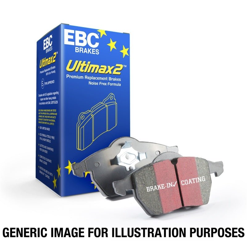 EBC - EBC 10 - 15 Hyundai Tucson 2.0 AWD Ultimax2 Front Brake Pads - Panda Motorworks