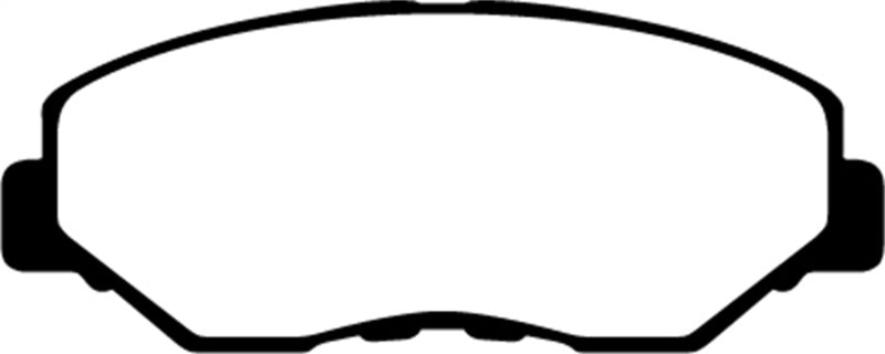 EBC - EBC 13 - 15 Acura ILX 1.5 Hybrid Yellowstuff Front Brake Pads - Panda Motorworks