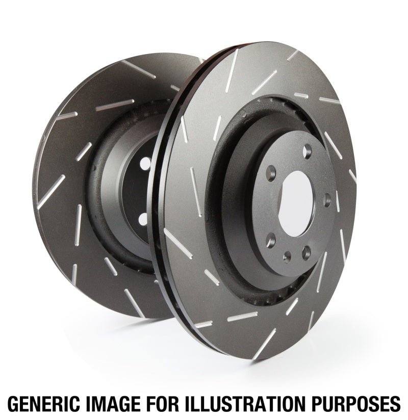 EBC - EBC 14+ Audi A3 1.8 Turbo USR Slotted Front Rotors - Panda Motorworks