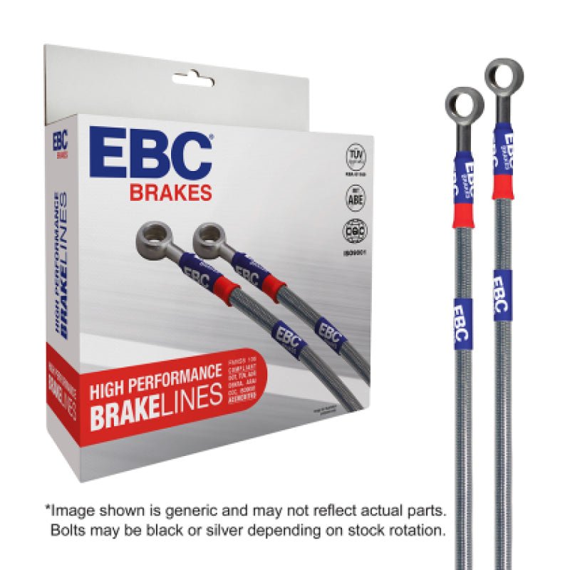 EBC - EBC 16 - 21 Honda Civic Ex Sedan 1.5T Stainless Steel Brake Line Kit - Panda Motorworks