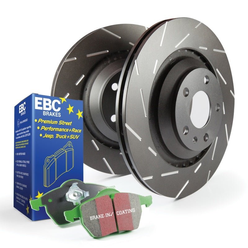 EBC - EBC S2 Kits Greenstuff Pads and USR Rotors - Panda Motorworks