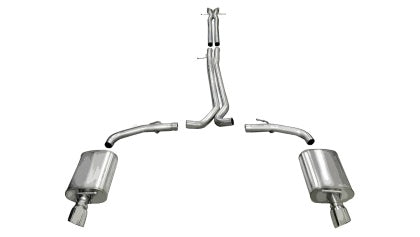 Corsa Ford Taurus SHO 3.5L V6 Turbo Polished Sport Cat-Back Exhaust
