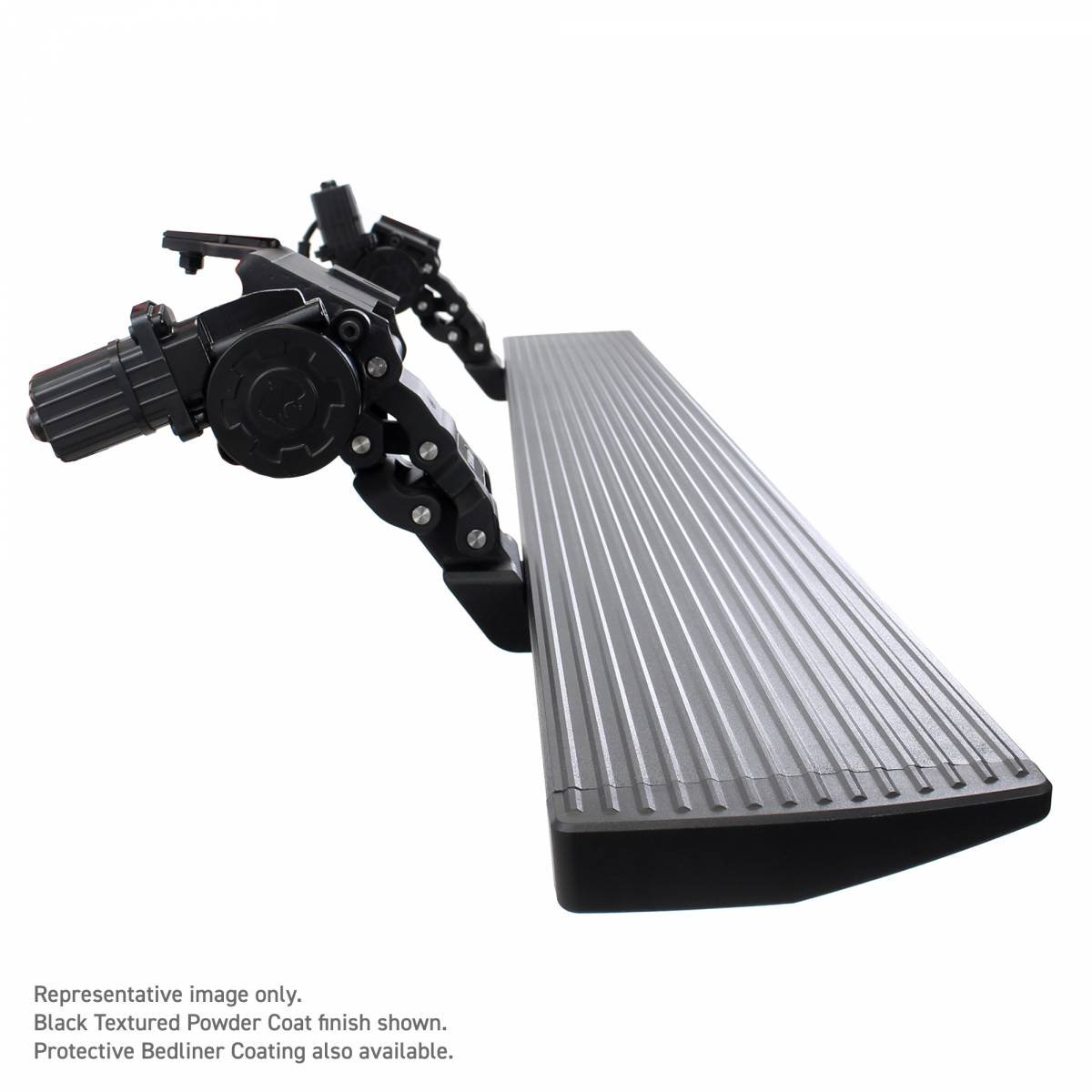 Go Rhino - Go Rhino 21 - 23 Ford Bronco E - BOARD E1 Electric Running Board Kit (No Drill) - Bedliner Coating - Panda Motorworks