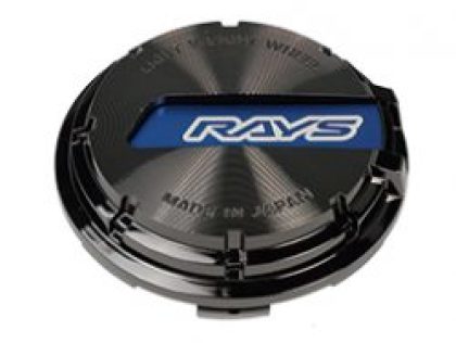 Gram Light - Gram Lights 57CR/57DR Center Caps - Black/Blue - Panda Motorworks