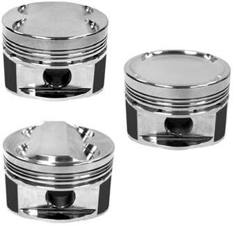 Manley 08+ Mitsubhi Evo X (4B11T) 94mm Stroker 86.5mm +0.5mm Bore 9.0:1 Dish Piston Set with Rings - Panda Motorworks