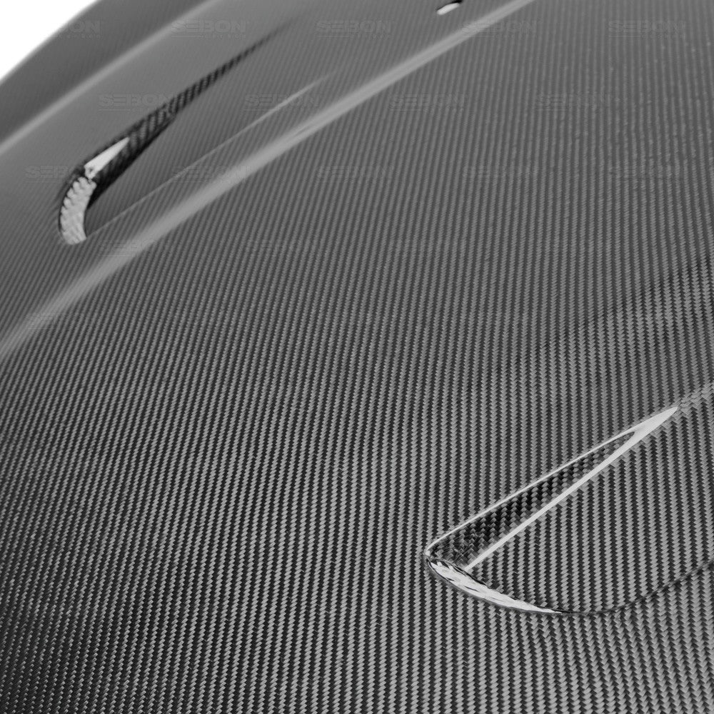 Seibon TM Style Carbon Fiber Hood for 2014+ Fiesta ST - Panda Motorworks - 4