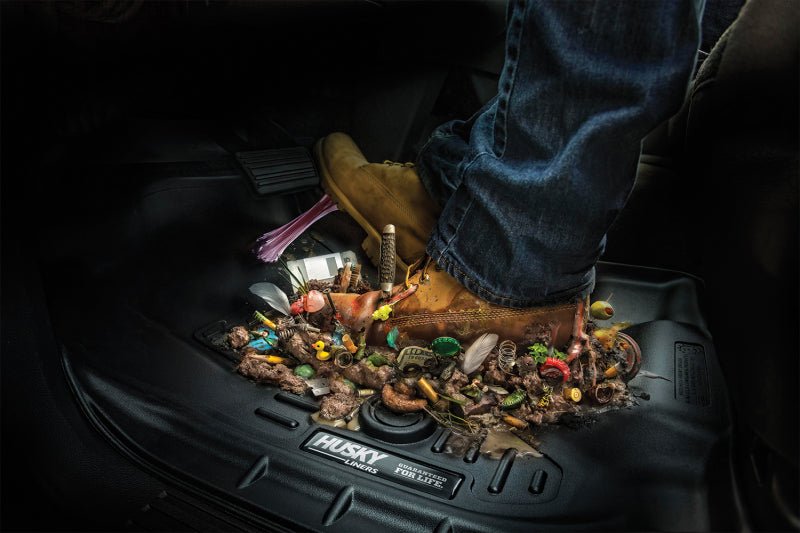 Husky Liners - Husky Liners 2016 Honda Civic (4DR) WeatherBeater Combo Black Floor Liners