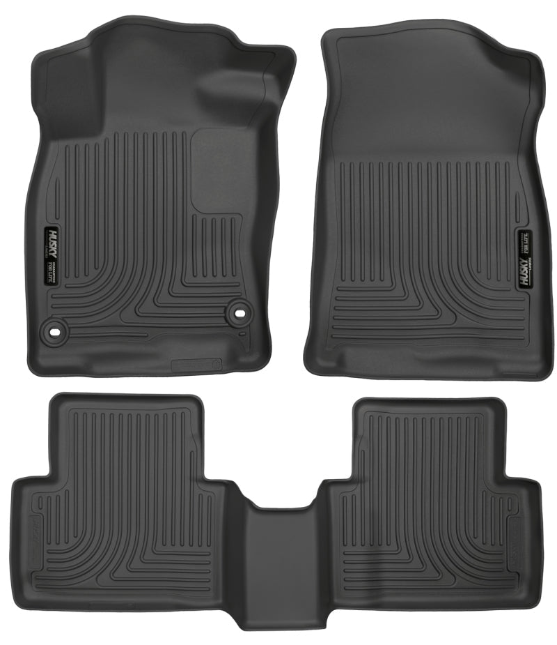 Husky Liners - Husky Liners 2016 Honda Civic (4DR) WeatherBeater Combo Black Floor Liners