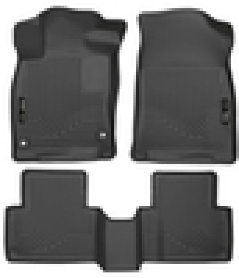 Husky Liners - Husky Liners 2016 Honda Civic (4DR) WeatherBeater Combo Black Floor Liners