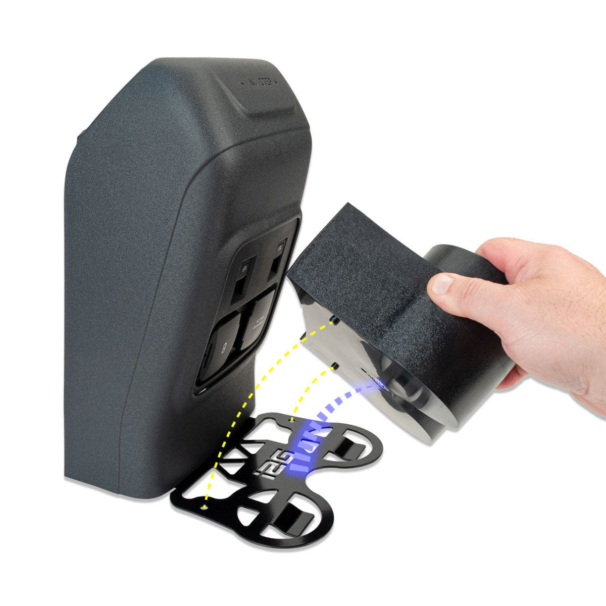 IAG Performance - IAG Removable Dual Rear Cup Holder for Two & Four Door 2021+ Ford Bronco - Panda Motorworks