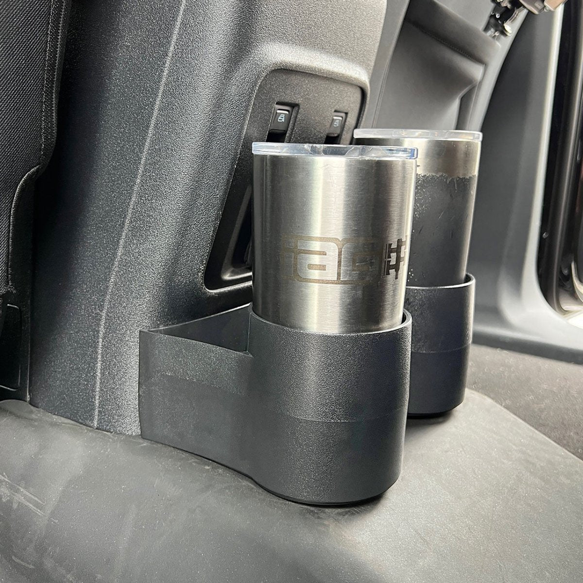 IAG Performance - IAG Removable Dual Rear Cup Holder for Two & Four Door 2021+ Ford Bronco - Panda Motorworks