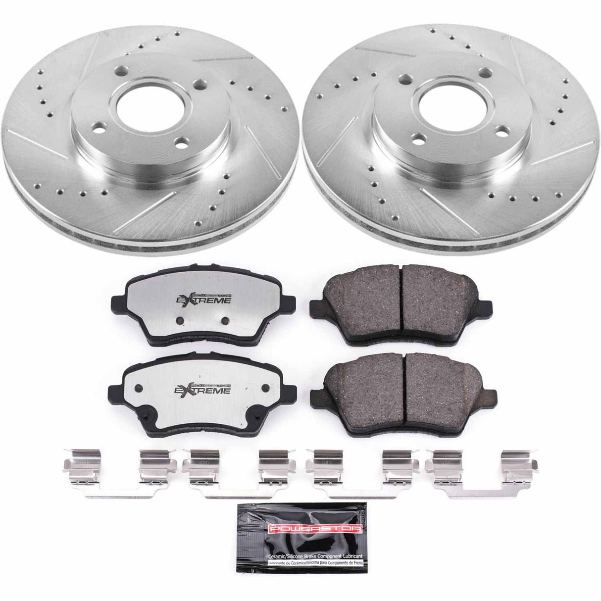 PowerStop Z26 STREET WARRIOR BRAKE UPGRADE KIT Front (Fiesta ST 14-19)