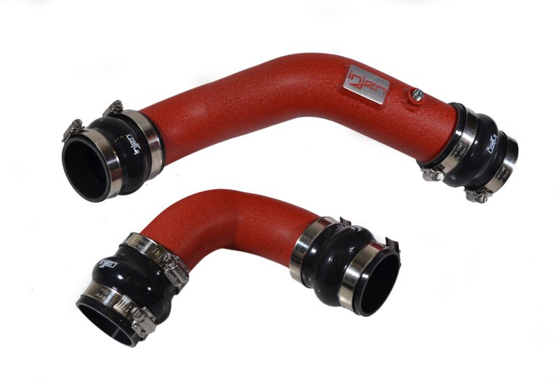 Injen - Injen 17 - 19 Honda Civic Type - R Aluminum Intercooler Piping Kit - Wrinkle Red - Panda Motorworks