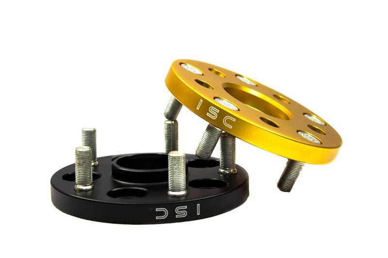 ISC Suspension Mazda/Mitsubishi 5x114.3 Hub Centric (67 Hub Bore) Wheel Spacers 15mm Black (Pair) - Panda Motorworks - 3