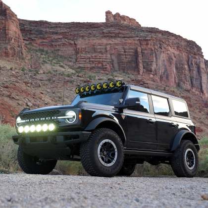 KC HiLites - KC HiLiTES 21+ Ford Bronco 39in. Gravity LED Pro6 Light Bar Kit Front Bumper - Panda Motorworks
