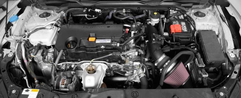 K&N Engineering - K&N 16 - 17 Honda Civic (Will Not Fit Type R) L4 - 2.0L Aircharger Performance Air Intake Kit - Panda Motorworks
