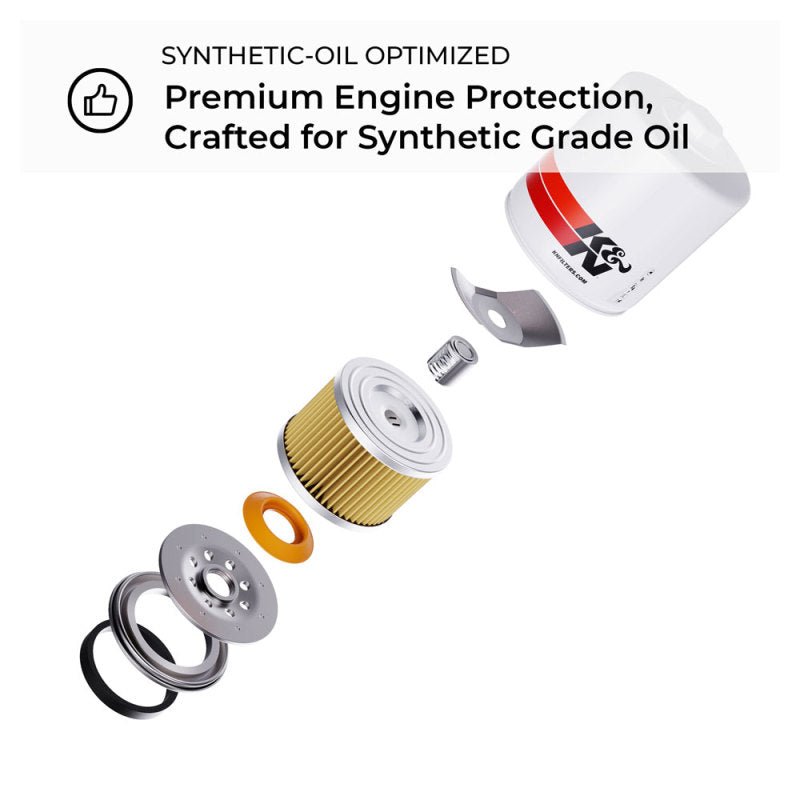 K&N Engineering - K&N Universal Performance Gold Oil Filter - Panda Motorworks